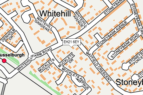 EH21 6EY map - OS OpenMap – Local (Ordnance Survey)