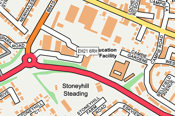 Map of A H STONE MASONRY LTD at local scale
