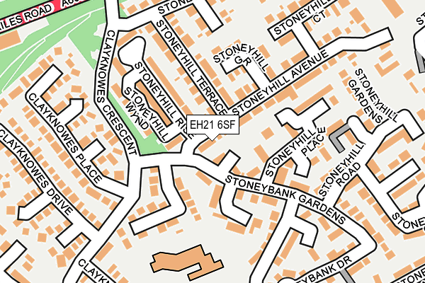 EH21 6SF map - OS OpenMap – Local (Ordnance Survey)