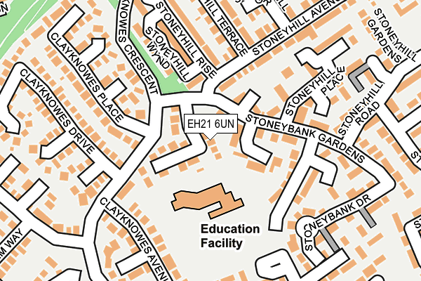 EH21 6UN map - OS OpenMap – Local (Ordnance Survey)