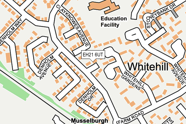 EH21 6UT map - OS OpenMap – Local (Ordnance Survey)