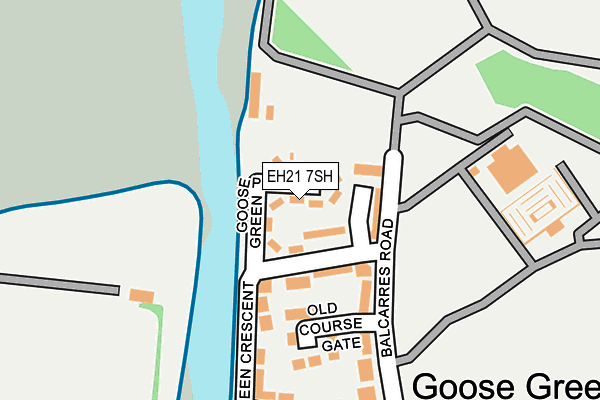 EH21 7SH map - OS OpenMap – Local (Ordnance Survey)