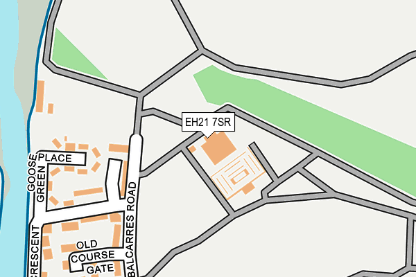 EH21 7SR map - OS OpenMap – Local (Ordnance Survey)