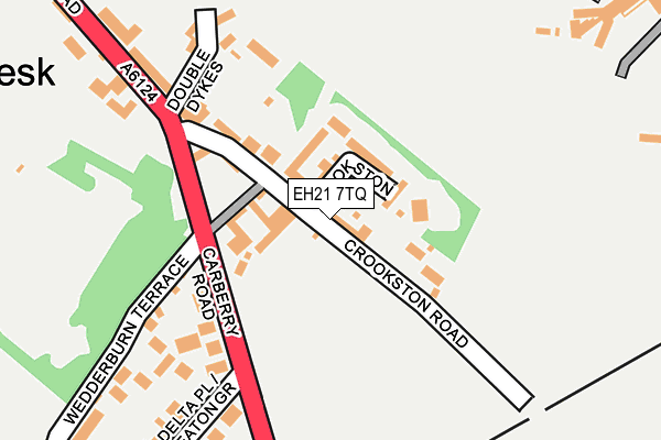 EH21 7TQ map - OS OpenMap – Local (Ordnance Survey)