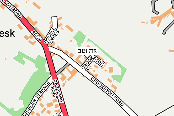 EH21 7TR map - OS OpenMap – Local (Ordnance Survey)