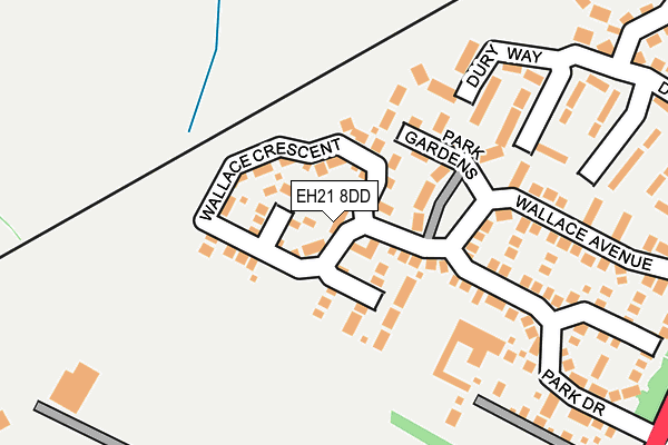 Map of PILMUIR FITNESS 10 LTD at local scale