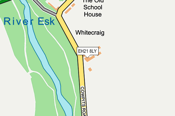 EH21 8LY map - OS OpenMap – Local (Ordnance Survey)