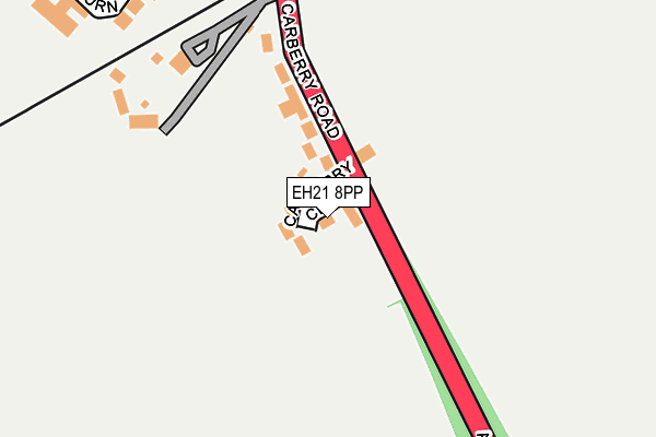EH21 8PP map - OS OpenMap – Local (Ordnance Survey)