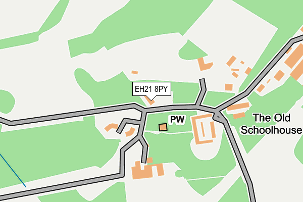 EH21 8PY map - OS OpenMap – Local (Ordnance Survey)