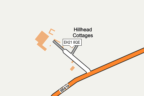 EH21 8QE map - OS OpenMap – Local (Ordnance Survey)