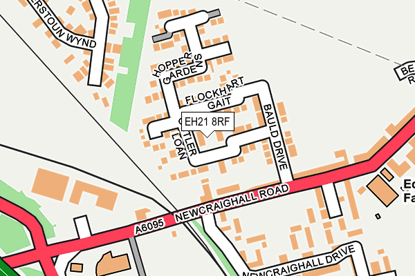 EH21 8RF map - OS OpenMap – Local (Ordnance Survey)