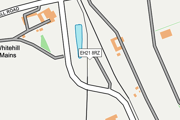 EH21 8RZ map - OS OpenMap – Local (Ordnance Survey)