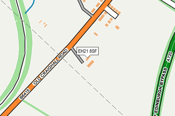 EH21 8SF map - OS OpenMap – Local (Ordnance Survey)