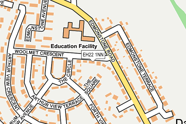 EH22 1NN map - OS OpenMap – Local (Ordnance Survey)