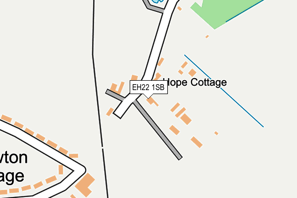 EH22 1SB map - OS OpenMap – Local (Ordnance Survey)