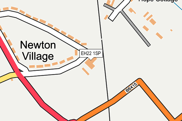 EH22 1SP map - OS OpenMap – Local (Ordnance Survey)