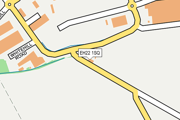 EH22 1SQ map - OS OpenMap – Local (Ordnance Survey)