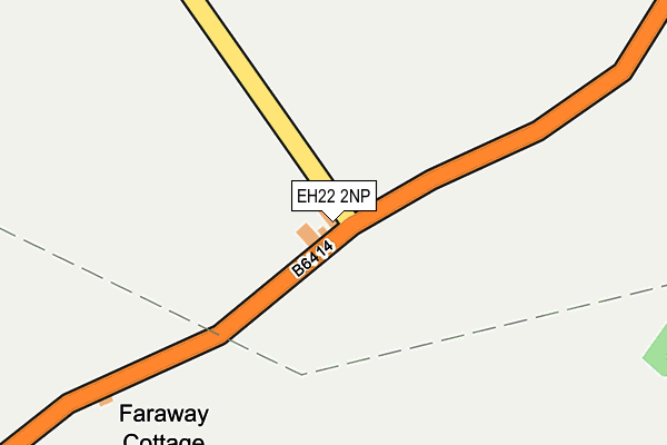 EH22 2NP map - OS OpenMap – Local (Ordnance Survey)