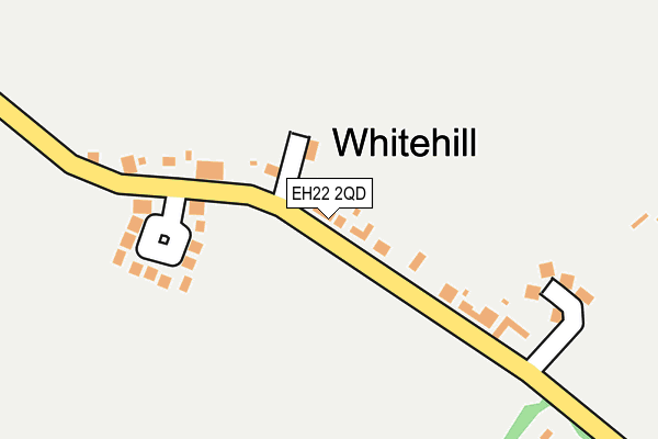 EH22 2QD map - OS OpenMap – Local (Ordnance Survey)