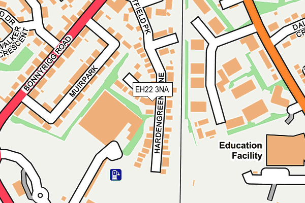 Map of ESK COMMERCIAL SERVICES LTD at local scale