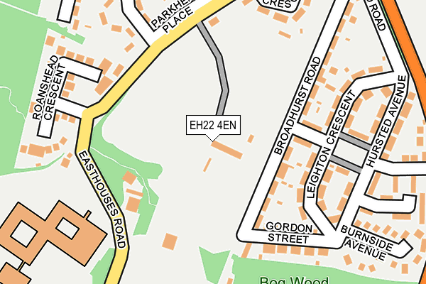 EH22 4EN map - OS OpenMap – Local (Ordnance Survey)