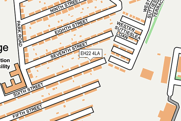 EH22 4LA map - OS OpenMap – Local (Ordnance Survey)