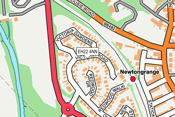 EH22 4NN map - OS OpenMap – Local (Ordnance Survey)