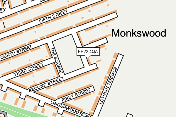 EH22 4QA map - OS OpenMap – Local (Ordnance Survey)