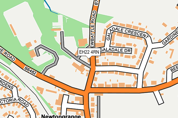 Map of LOTHIAN LIFT & SHIFT LIMITED at local scale