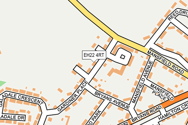 Map of DALKEITH ROOFING SERVICES LIMITED at local scale