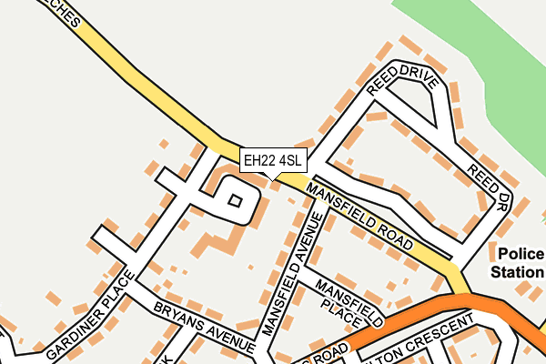 EH22 4SL map - OS OpenMap – Local (Ordnance Survey)