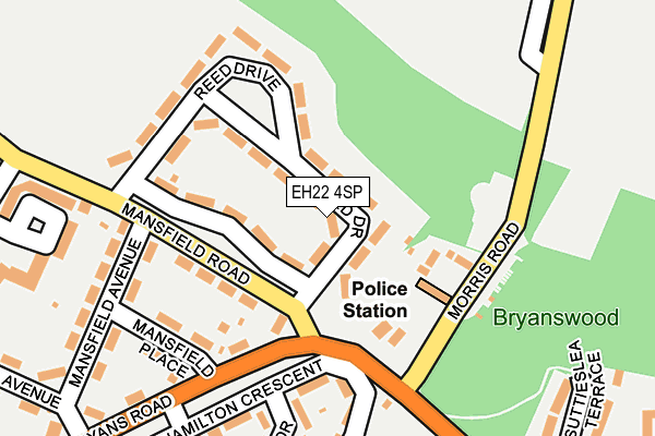 EH22 4SP map - OS OpenMap – Local (Ordnance Survey)