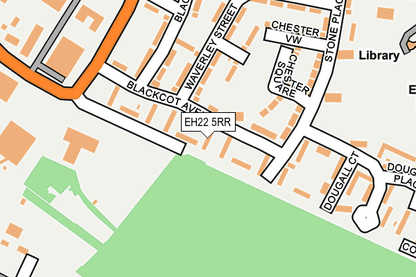 EH22 5RR map - OS OpenMap – Local (Ordnance Survey)
