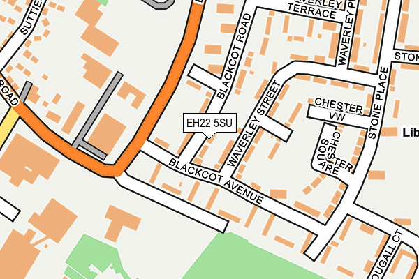 EH22 5SU map - OS OpenMap – Local (Ordnance Survey)