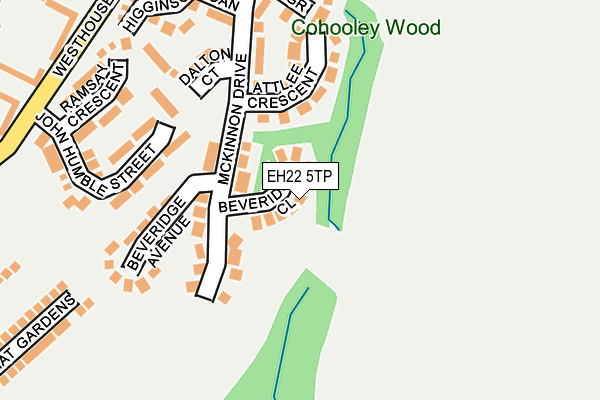 EH22 5TP map - OS OpenMap – Local (Ordnance Survey)