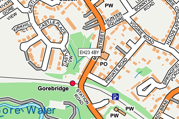 EH23 4BY map - OS OpenMap – Local (Ordnance Survey)
