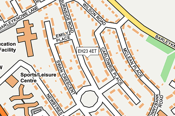 EH23 4ET map - OS OpenMap – Local (Ordnance Survey)