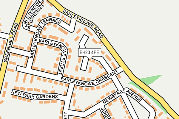 EH23 4FE map - OS OpenMap – Local (Ordnance Survey)