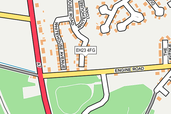 EH23 4FG map - OS OpenMap – Local (Ordnance Survey)