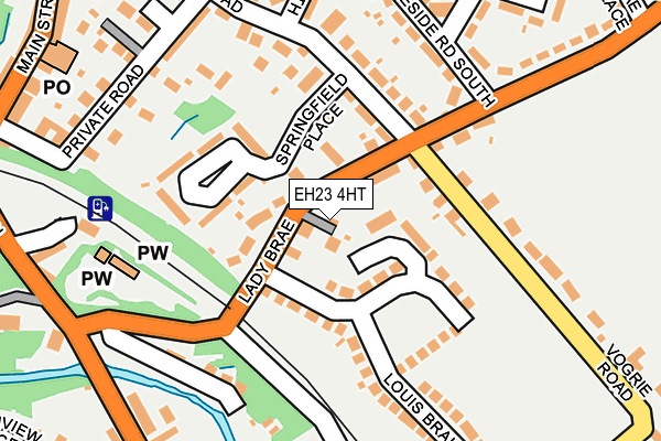 EH23 4HT map - OS OpenMap – Local (Ordnance Survey)