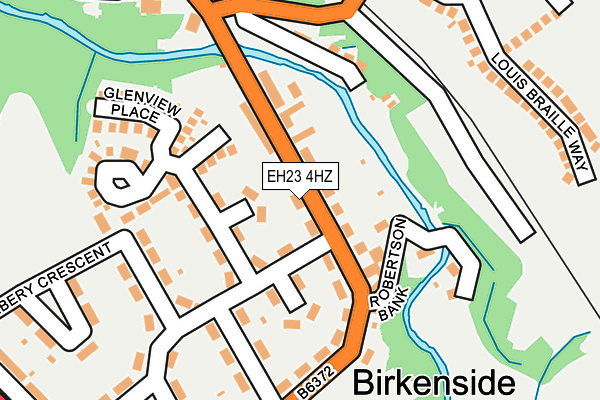EH23 4HZ map - OS OpenMap – Local (Ordnance Survey)