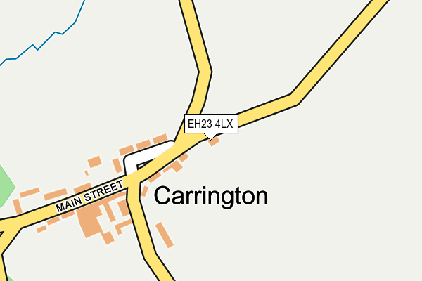 EH23 4LX map - OS OpenMap – Local (Ordnance Survey)