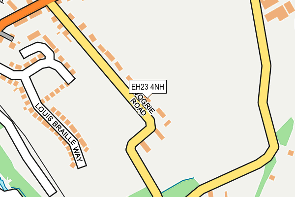 EH23 4NH map - OS OpenMap – Local (Ordnance Survey)
