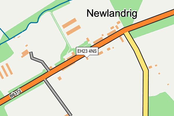EH23 4NS map - OS OpenMap – Local (Ordnance Survey)