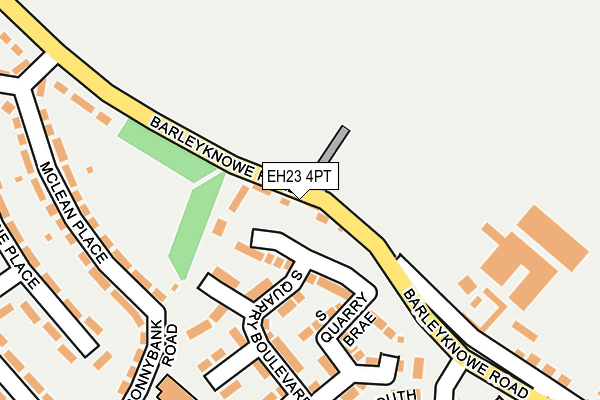 EH23 4PT map - OS OpenMap – Local (Ordnance Survey)