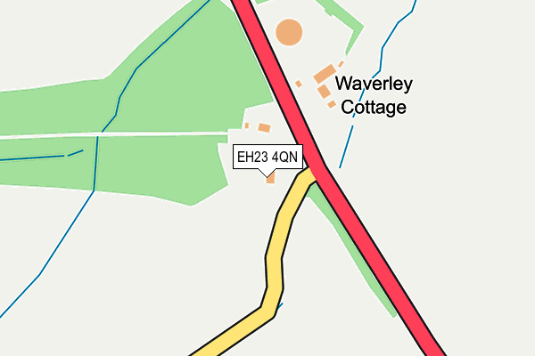 EH23 4QN map - OS OpenMap – Local (Ordnance Survey)