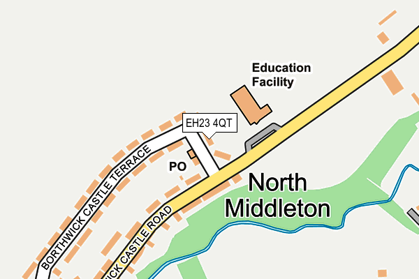 EH23 4QT map - OS OpenMap – Local (Ordnance Survey)