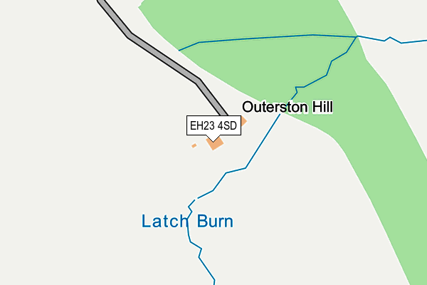 EH23 4SD map - OS OpenMap – Local (Ordnance Survey)