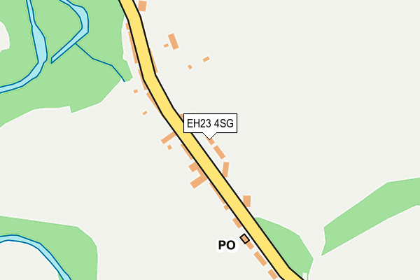 EH23 4SG map - OS OpenMap – Local (Ordnance Survey)