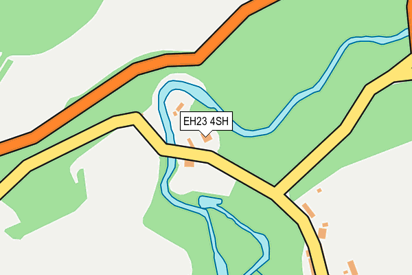 EH23 4SH map - OS OpenMap – Local (Ordnance Survey)